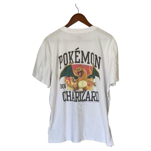 Hollister Pokemon Charizard White Short Sleeve T-Shirt Men's XL 2022 - Picture 2 of 7